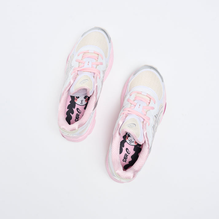 Asics Sportstyle - Gel-Nyc By Kicki (Cream/Pure Silver/Pink)